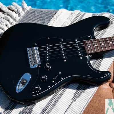 Fender Japan Limited Edition J-Craft ST62-ALLBK - '62 Stratocaster Reissue All Black w Matching HS - DEMO Video - Pro Set Up w Perfect Frets/Action/Intonation! image 6