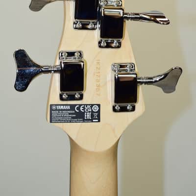 Yamaha TRBX174EW Mango Wood 4-String Electric Bass Guitar, Natural image 8