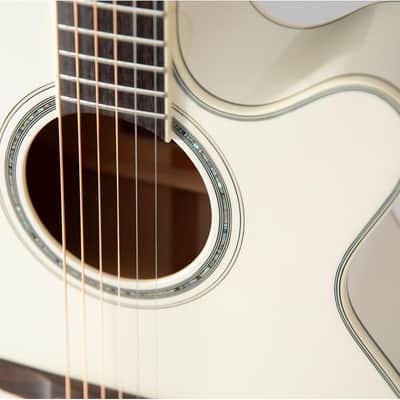 Takamine GN37CE NEX Acoustic-electric Guitar - Pearl White image 3