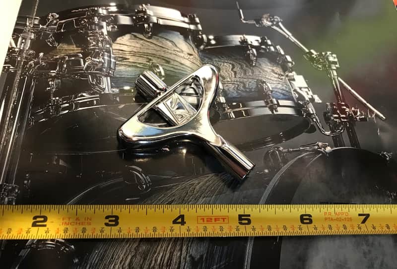 TAMA TDK10 Chrome Drum Key with Quick-Turn Knob and Large EZ Grip image 1