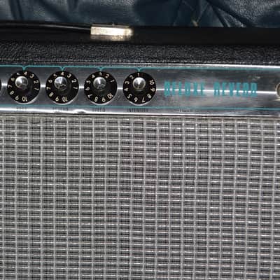 Fender Deluxe Reverb 1971 - Black Tolex image 4