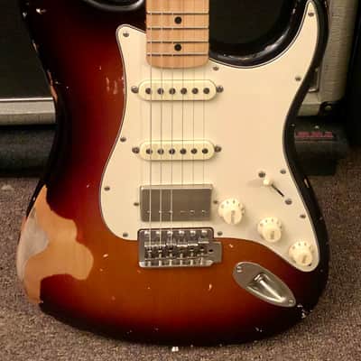 Fender Highway One Stratocaster HSS super strat nitro relic partscaster with Suhr pickups - Nash killer image 3