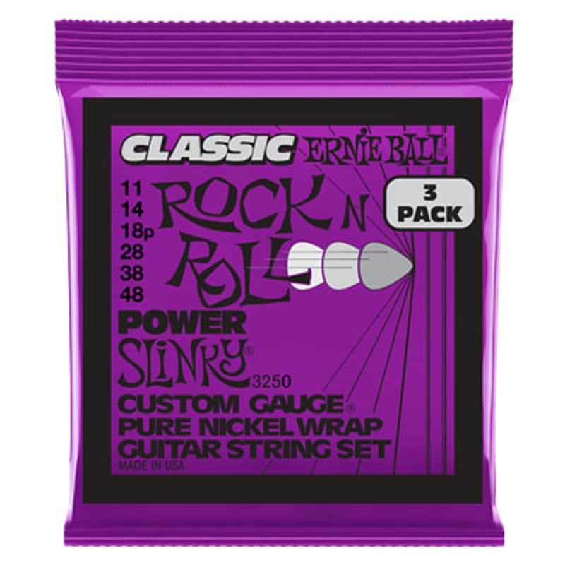 Ernie Ball Ernie Ball Classic Pure Nickel Slinky Set 11-48 (3 ...