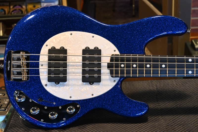 Ernie Ball Music Man Stingray Special HH Tectonic Blue Sparkle #0792 image 1