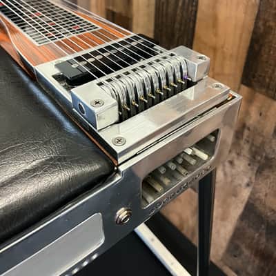 Marlen D-10 3x5 Single Pedal Steel 1970s - Wood Grain with Original Case image 11