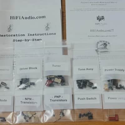 Sherwood S-7910 restoration kit filter capacitor repair rebuild fix image 2