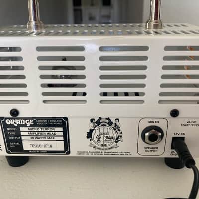 Orange Micro Terror 20-Watt Guitar Amp Head 2012 - Present - White image 2