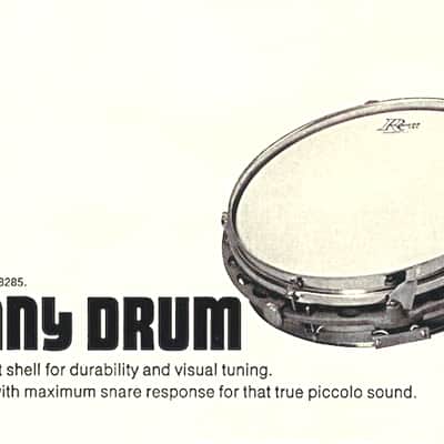 RARE Rogers Satellite Piccolo Snare Drum, Grey Cast Shell, Original Wires, 1970s -ALMOST LIKE NEW  / INSPECTED & TESTED image 11
