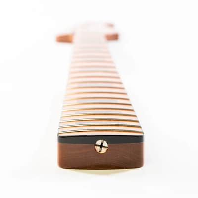 Allparts TMSWYR-RM Select Tribute Series "Tom Sawyer" Replacement Jazz Bass Neck Roasted Maple - Licensed by Fender image 4