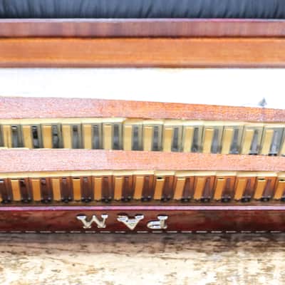 PAM Accordion 120-Bass 41-Key 5-Treble Switch Red Piano Accordion w/Case image 9