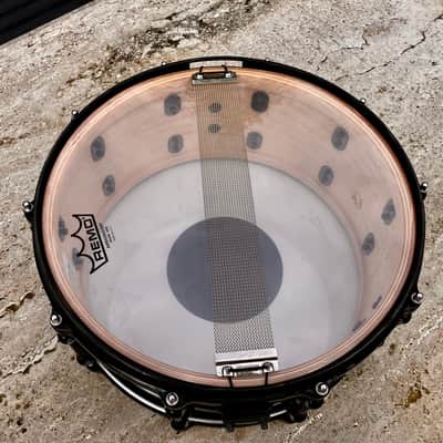 ✮GORGEOUS✮ PEARL Masters PREMIUM MAPLE 14x6.5 SNARE✮BLACK SPARKLE✮4Ply✮Reference image 14