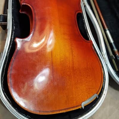 Suzuki model 101RR size 1/4 violin, Japan 1988, with case & bow, Very Good Cond image 11