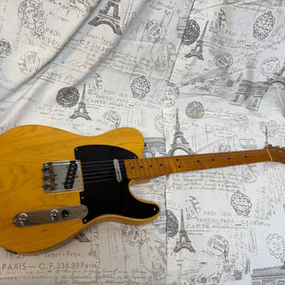 1996 Fender American Vintage Series '52 Reissue Telecaster 7lbs 11oz Butterscotch Blonde Oscar Pallares WOW!! image 6