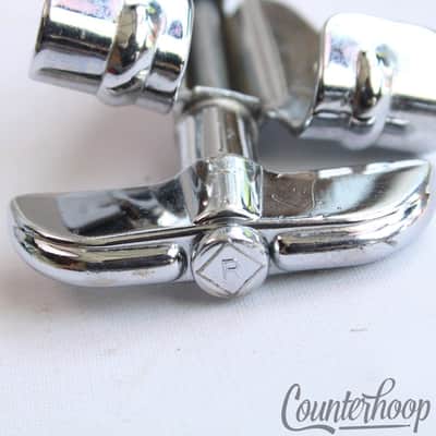 *Rogers Bass Drum Tension T-Rod+Claw Vintage 60s Powertone Chrome USA Tensioner* image 3
