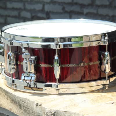 Tama Star Bubinga Dark Red Cordia Snare 14x5.5 image 2