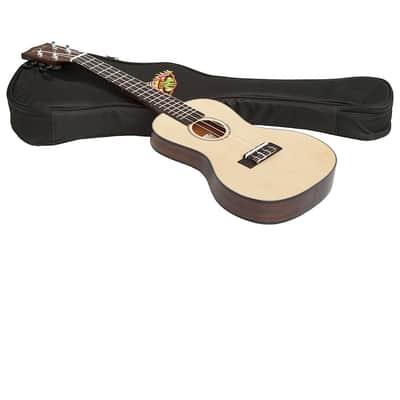 Kala KA-SSTU-C Solid Spruce Concert Travel Ukulele image 3