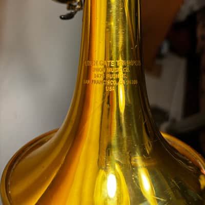 Rare Golden Gate B♭ Trumpet—Made by Kanstul image 3