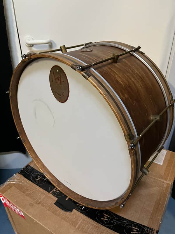 A&F Drum Co. Maple Field Bass Drum 24x12 image 1