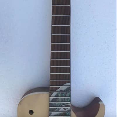 Unfinished Les Paul Style Guitar Body with Mahogany Neck image 5