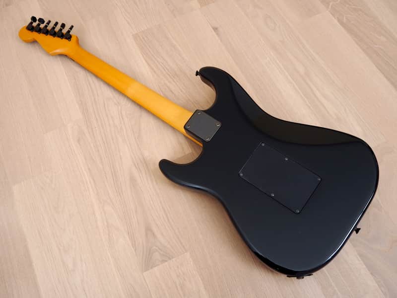 1989 Fernandes FST-50 The Function HSS Electric Guitar Black Japan