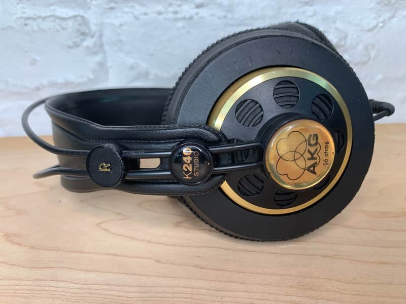 AKG K240 Studio Semi-Open Back Studio Headphones 2010s - BlackAKG K240 Studio Semi-Open Back Studio Headphones - FREE SHIPPING - #7 image 1