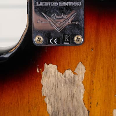 Fender Custom Shop '64 Jazz Bass Heavy Relic Limited Edition 4-String Bass Guitar, Rosewood Fingerboard, 3-Color Sunburst image 2