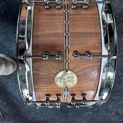 HHG Walnut Stave Snare 2024 - Natural image 4
