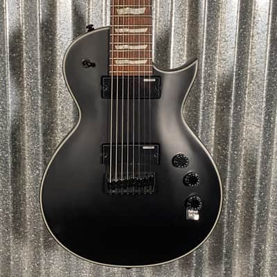 ESP LTD EC-258 8 String Black Satin Guitar EC258BLKS #1577 Used image 1