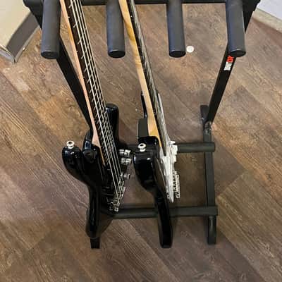 Proline PLMS3 3-Guitar Folding Stand 2010s - Black image 2
