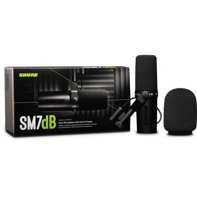 SHURE SM7DB Microphone broadcast dynamique avec préamp image 1