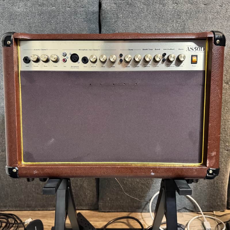 Marshall Acoustic Soloist AS50D 2-Channel 50-Watt 2x8" Acoustic Guitar Combo 2007 - Present - Brown image 1