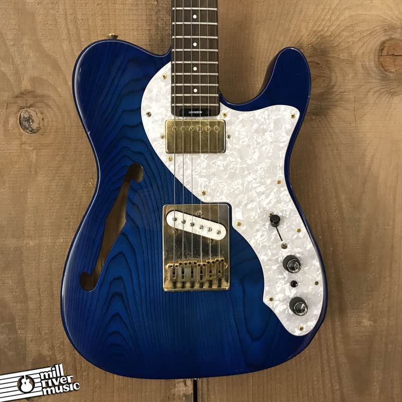 Levinson Blade Delta T2 Thinline Telecaster Ocean Blue MIJ image 1
