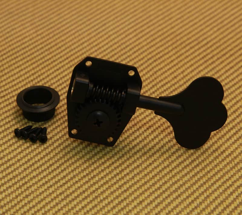 20110B Hipshot HB1 Black American Classic Vintage Style Bass Machine Head Tuner image 1