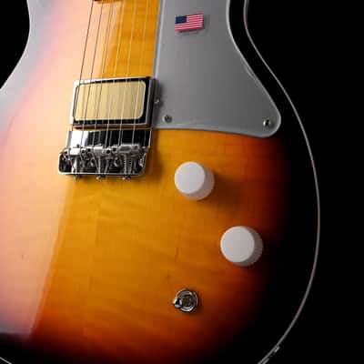 Harmony Factory Special Jupiter Thinline Flame Maple 3 Tone Sunburst With Mono Case - 1 OF 24 image 5