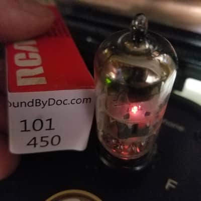 Amperex 6DJ8 tNOS AT1000 TESTED Vacuum Tube Heerlen Small Halo Getter GA7 GAA GAC T4 ECC88 dual triode 1962-1968 image 4