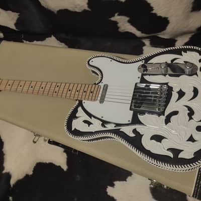 2009 Fender Telecaster USA Highway One (Hwy 1 Tele) w/Waylon Jennings-style Custom Leather Cover/Wrap & G&G Hard Case image 16