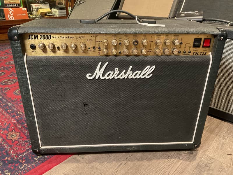 Marshall JCM 2000 TSL 122 Triple Super Lead 3-Channel 100-Watt 2x12" Guitar Combo 2000s - Black image 1