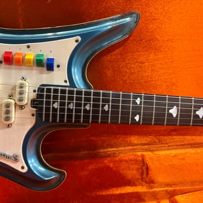 Teisco Spectrum 5 1960's - Metallic Blue image 10