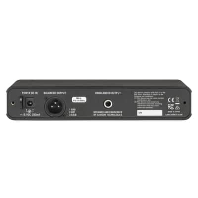 Mint Samson Concert 88x Guitar Wireless System Bundle with Samson WS5E Headset Windscreen 5-Pack & Polishing Cloth â€“ SWC88XBGT-K, K Band: 470â€“494 MHz image 3
