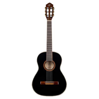 Ortega R221BK-3/4 Family Series Spruce Top Mahogany Neck 3/4-Size Nylon 6-String Classical Acoustic Guitar w/Gig Bag image 4