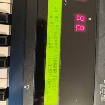 Yamaha DX7IIFD 1987 - black image 1