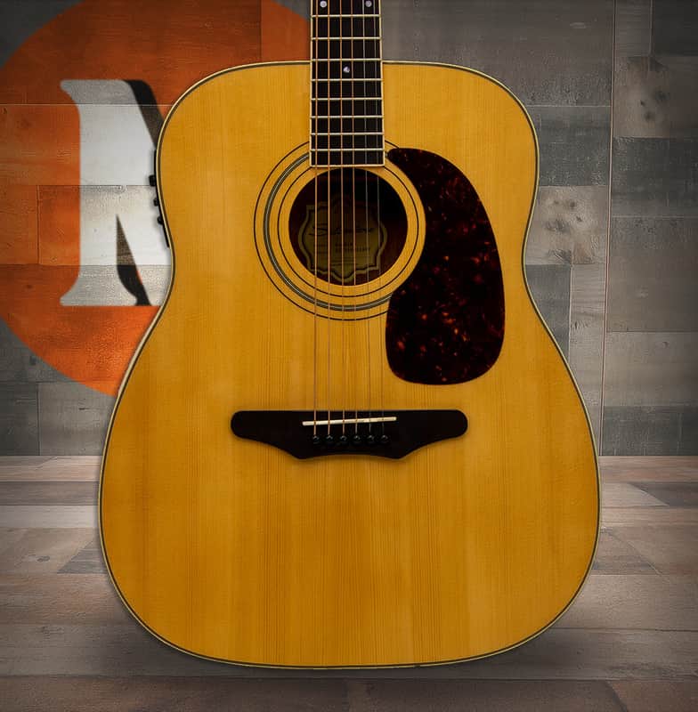 Silvertone Jumbo Acoustic Electric w/Fishman Clearwave 60 - Gloss Natural (633EN) image 1
