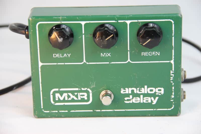 MXR M-118 Analog delay pedal 1978 green image 1