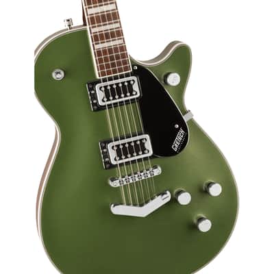 Gretsch G5220 Electromatic Jet BT Single-Cut V Stoptail Olive Metallic - Electric Guitar Bild 3