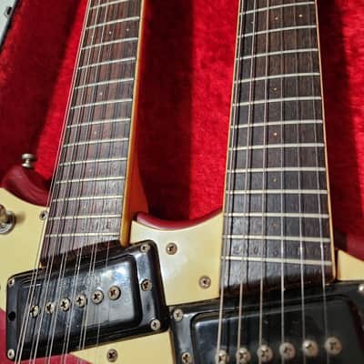 Mosrite Joe Maphis Double-neck 1966 - Candy Apple Red image 6