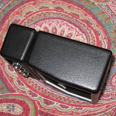 lite used Marshall MS-2, 1-watt battery powered Micro Stack Portable Amp Black, +Battery (can be powered w/ adapter, NOT included) H: 5.51", W: 4.33", D: 2.36", Volume, Tone, Clean/OD - Input Jack & 1/4" Headphone Jack, Belt Clip (MISSING battery cover) image 10