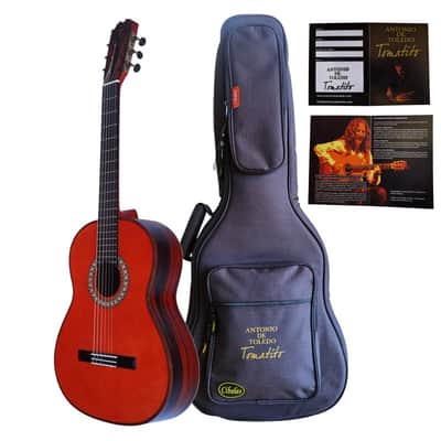 Antonio de Toledo Modelo Tomatito guitarra Flamenca Palo Santo Roja image 2