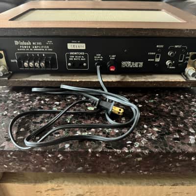 McIntosh MC 502 Power Amplifier 1978-1982 With Wood Case image 3