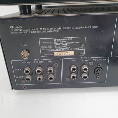 Kenwood KA-300 Amplifier - KX-400 Cassette deck - KT-400 Tuner - Nice Serviced set image 16