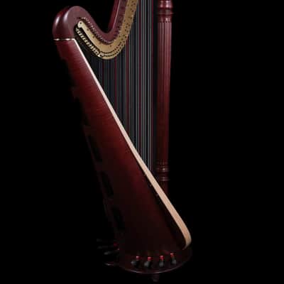 Lyon & Healy Chicago CGX - Chicago Line Pedal Harp - Mahogany image 7